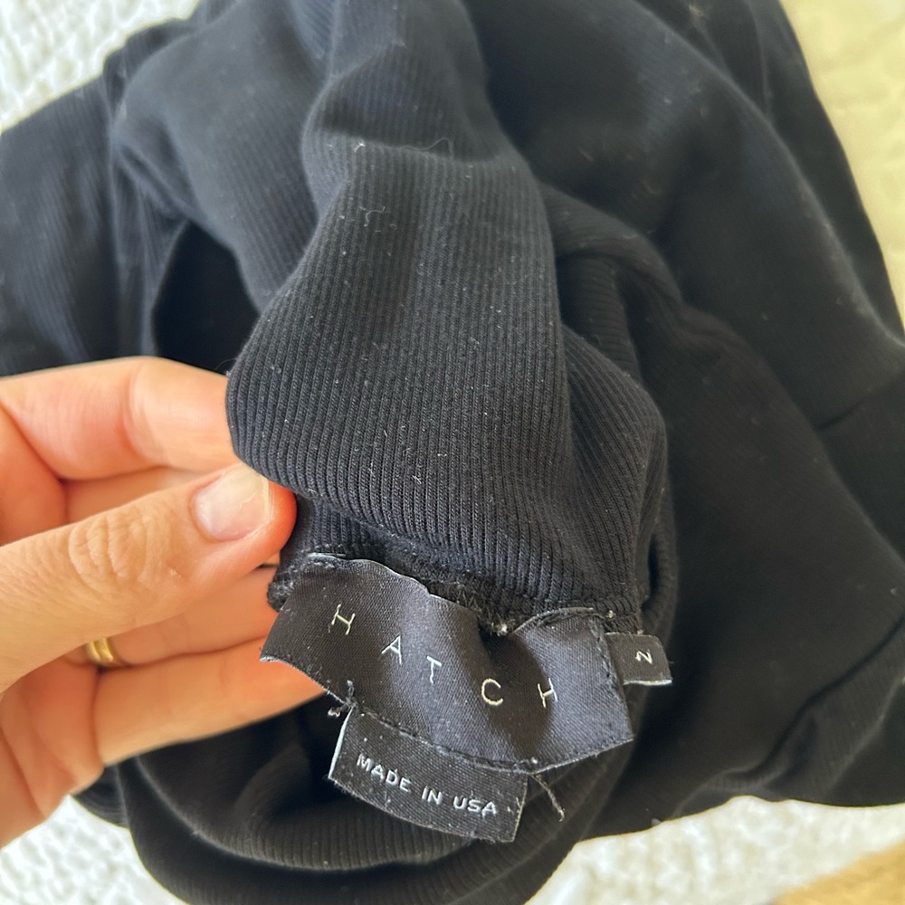 Hatch Collection The Softest Rib Over Under Lounge Pant - Picture 2 of 3